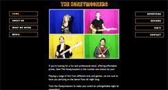 Desktop Screenshot of honeymoonersband.com