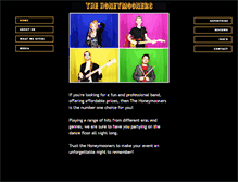 Tablet Screenshot of honeymoonersband.com